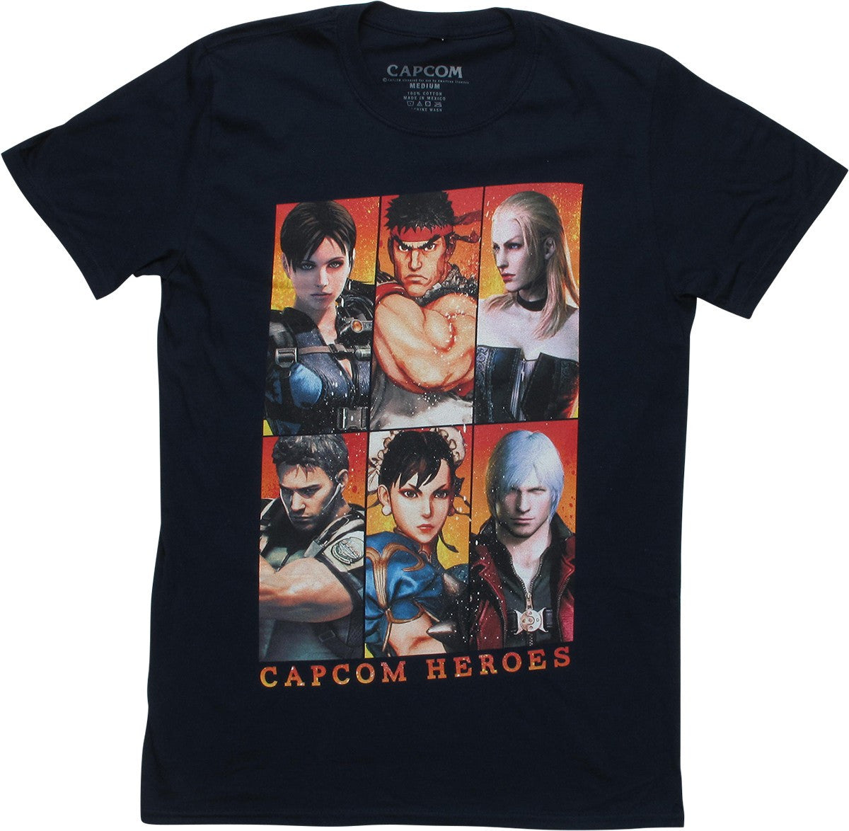 Capcom Heroes Portraits T-Shirt