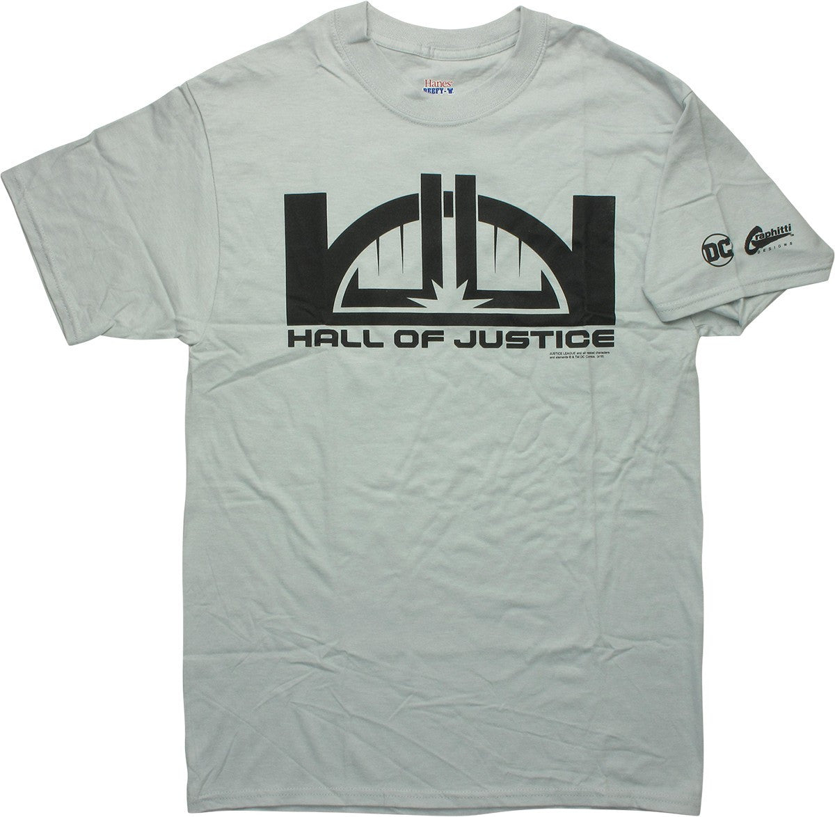 DC Comics Hall of Justice Staff T-Shirt