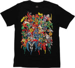 DC Comics Universe Heroes and Villains T-Shirt