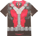 Deadpool Sublimated Double Sided Costume T-Shirt