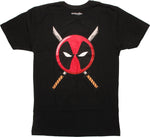 Deadpool Logo Blades T-Shirt