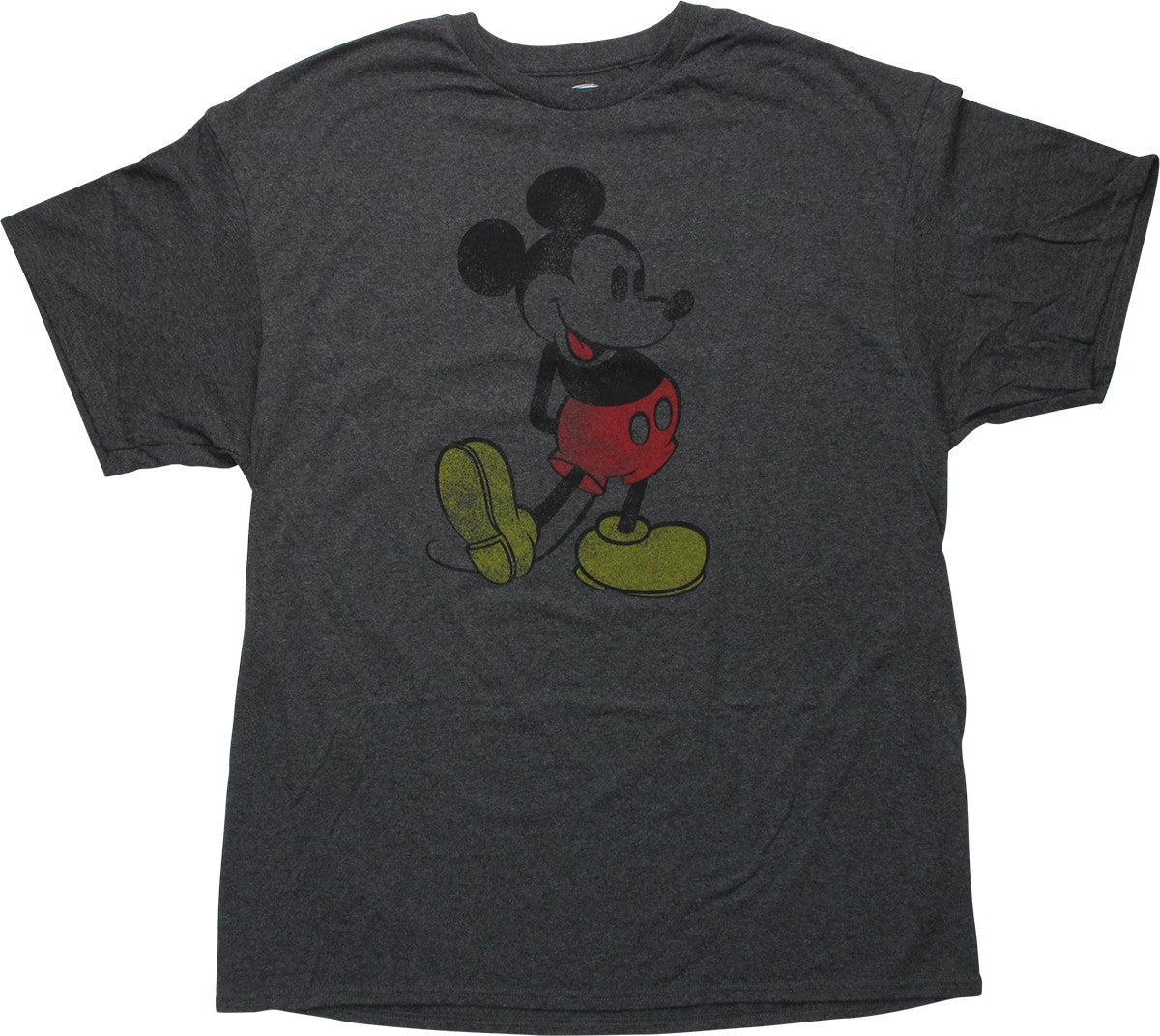 Mickey Mouse Arms Behind Back Distressed T-Shirt