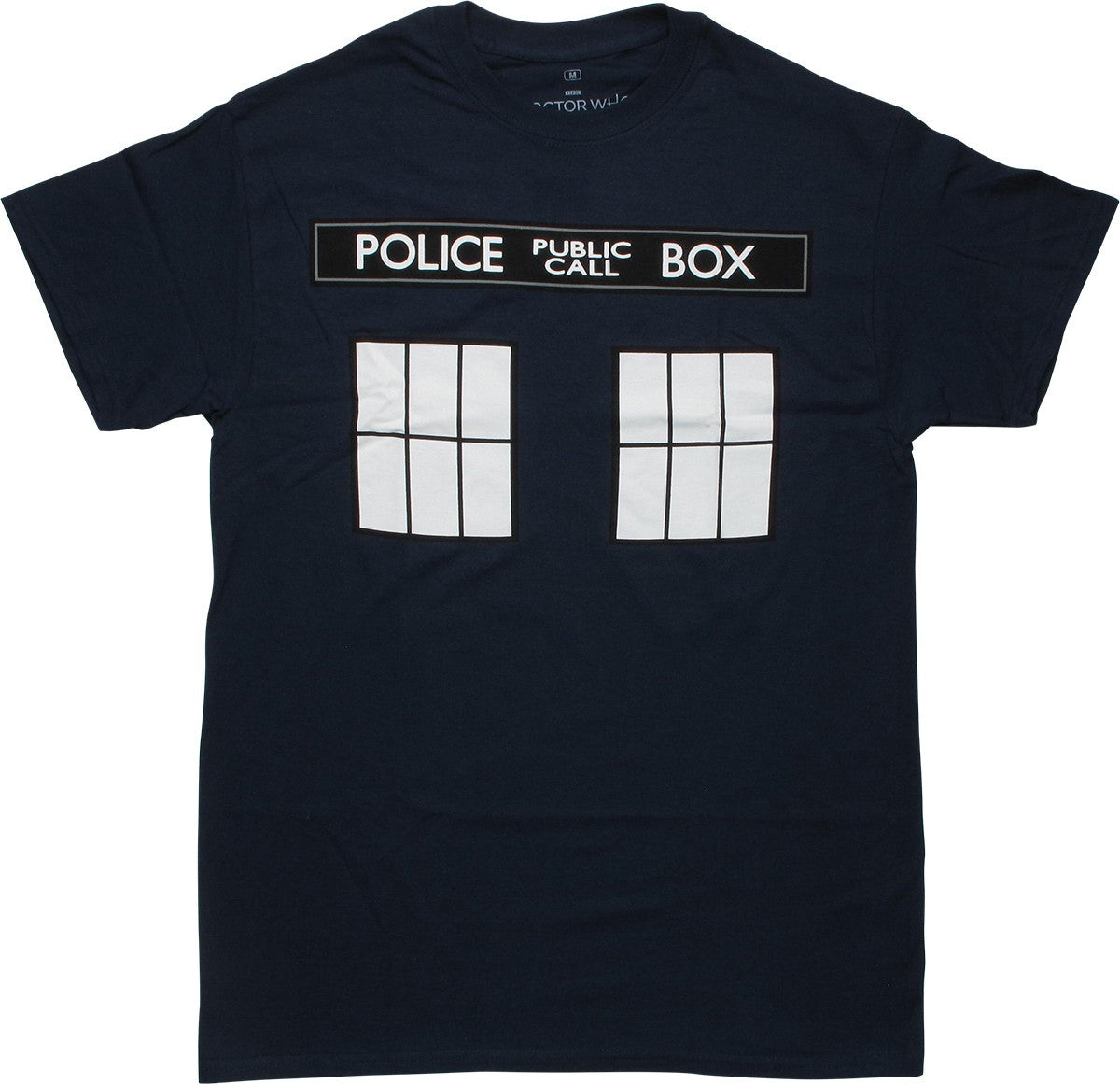 Doctor Who Tardis Window Navy Blue T-Shirt
