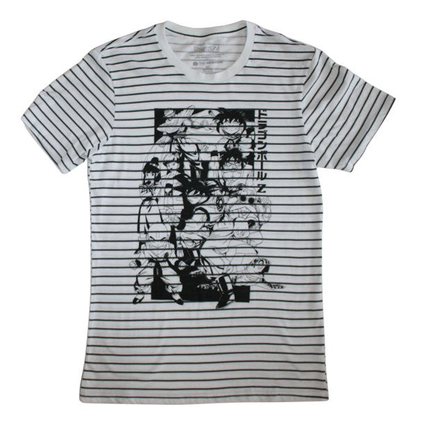 Dragon Ball Group Striped T-Shirt