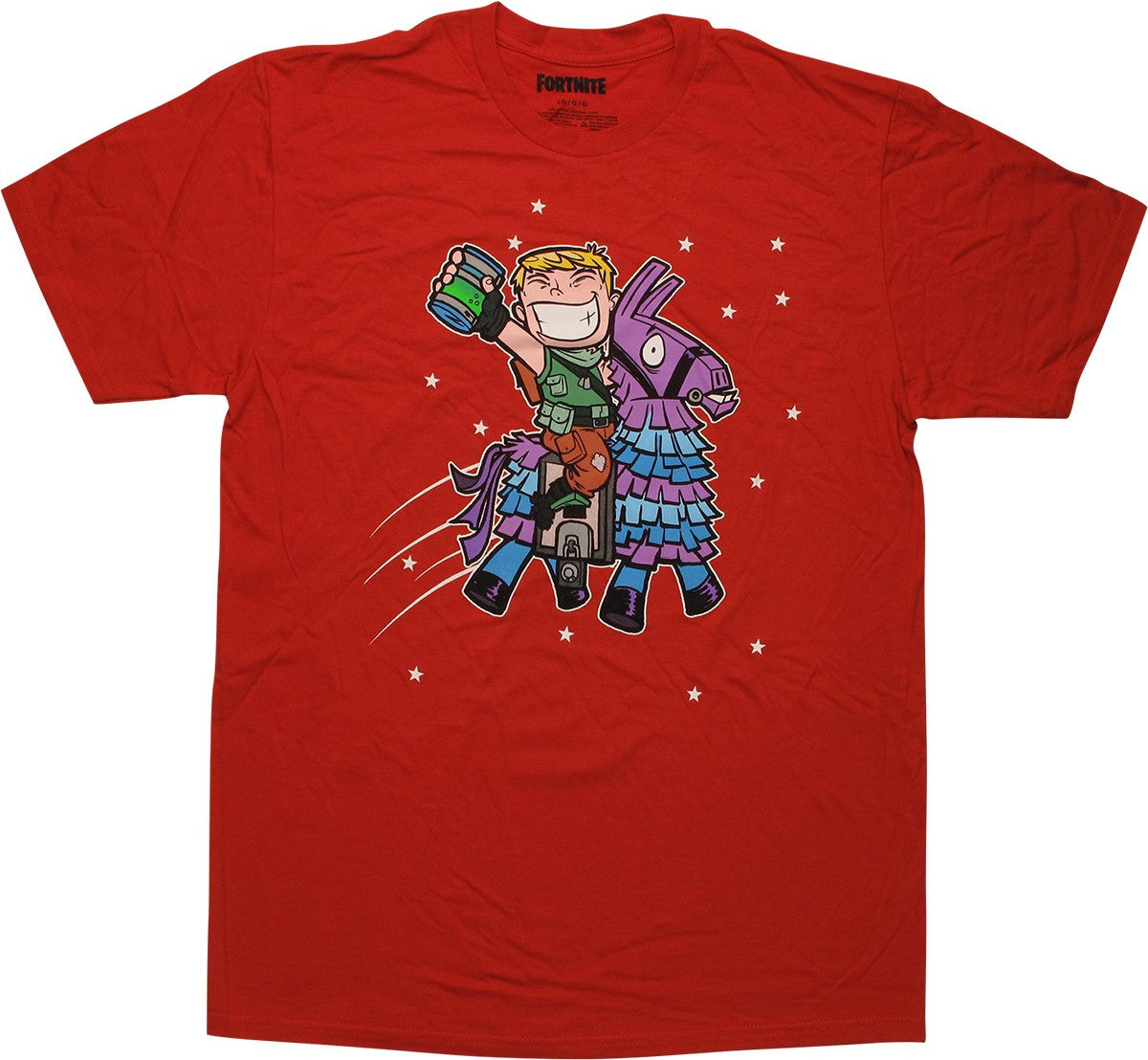 Fortnite Default Recruit on Loot Llama T-Shirt