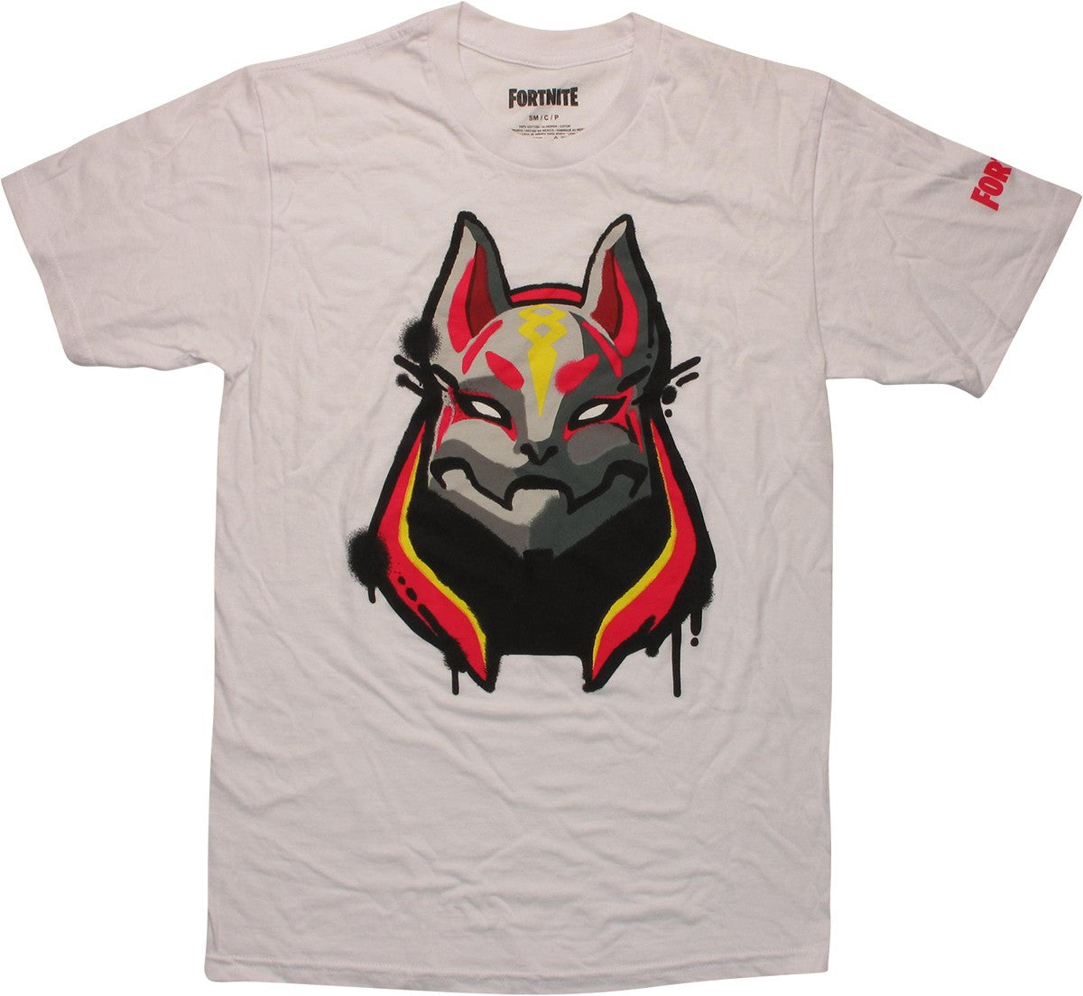 Fortnite Drift Mask White T-Shirt