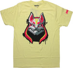 Fortnite Drift Mask Yellow T-Shirt