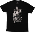 Golden Girls Cast Black and White T-Shirt