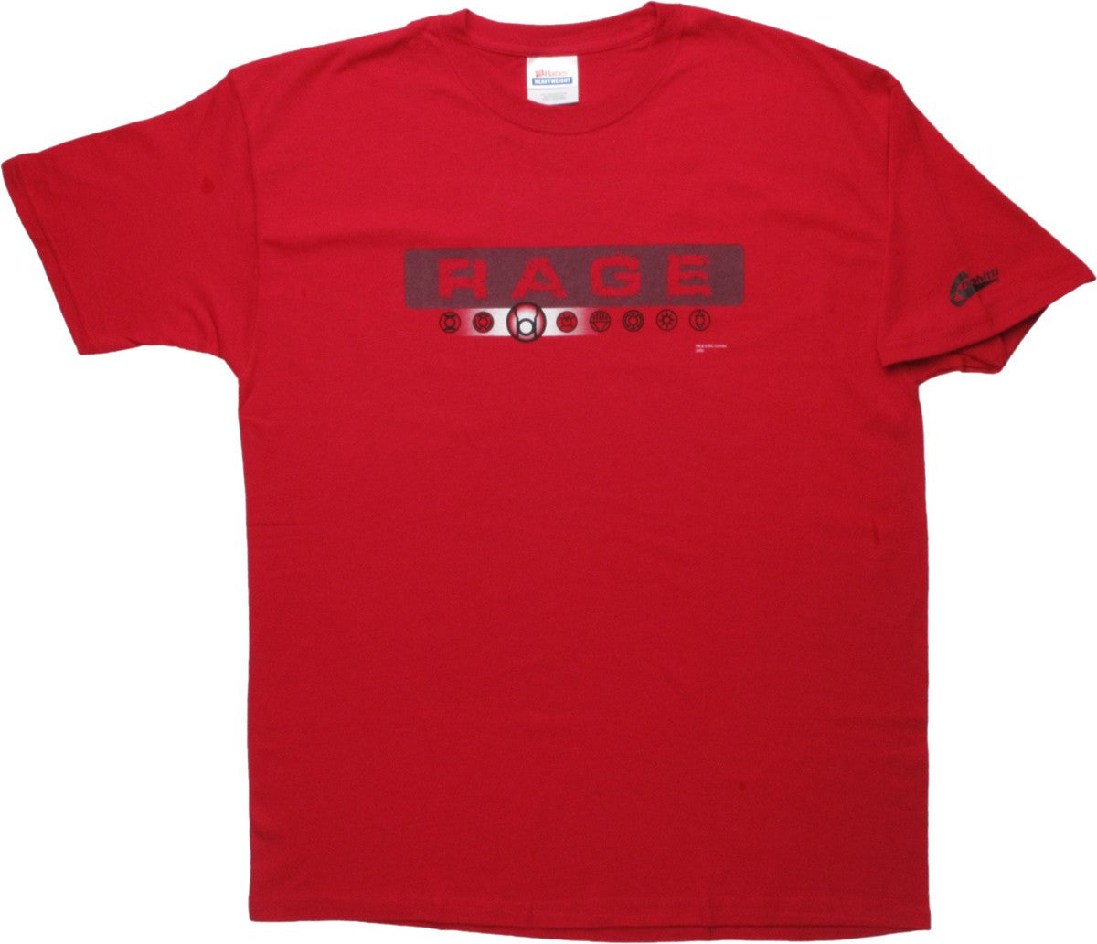 Green Lantern Rage Icons T-Shirt