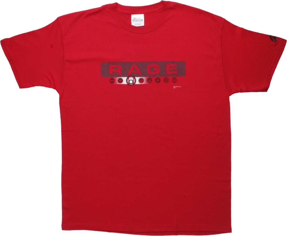 Green Lantern Rage Icons T-Shirt