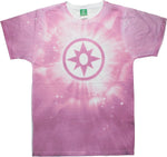 Green Lantern Sapphire Logo Burst Tie-Dyed T-Shirt