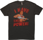 He Man MotU I Have the Power Gray T-Shirt
