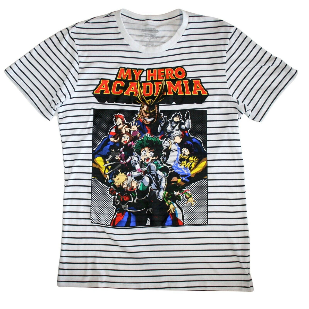 My Hero Academia Group Striped T-Shirt
