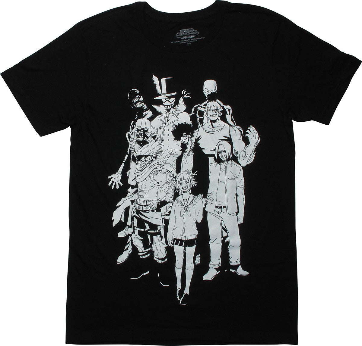 My Hero Academia Villians Lineup T-Shirt