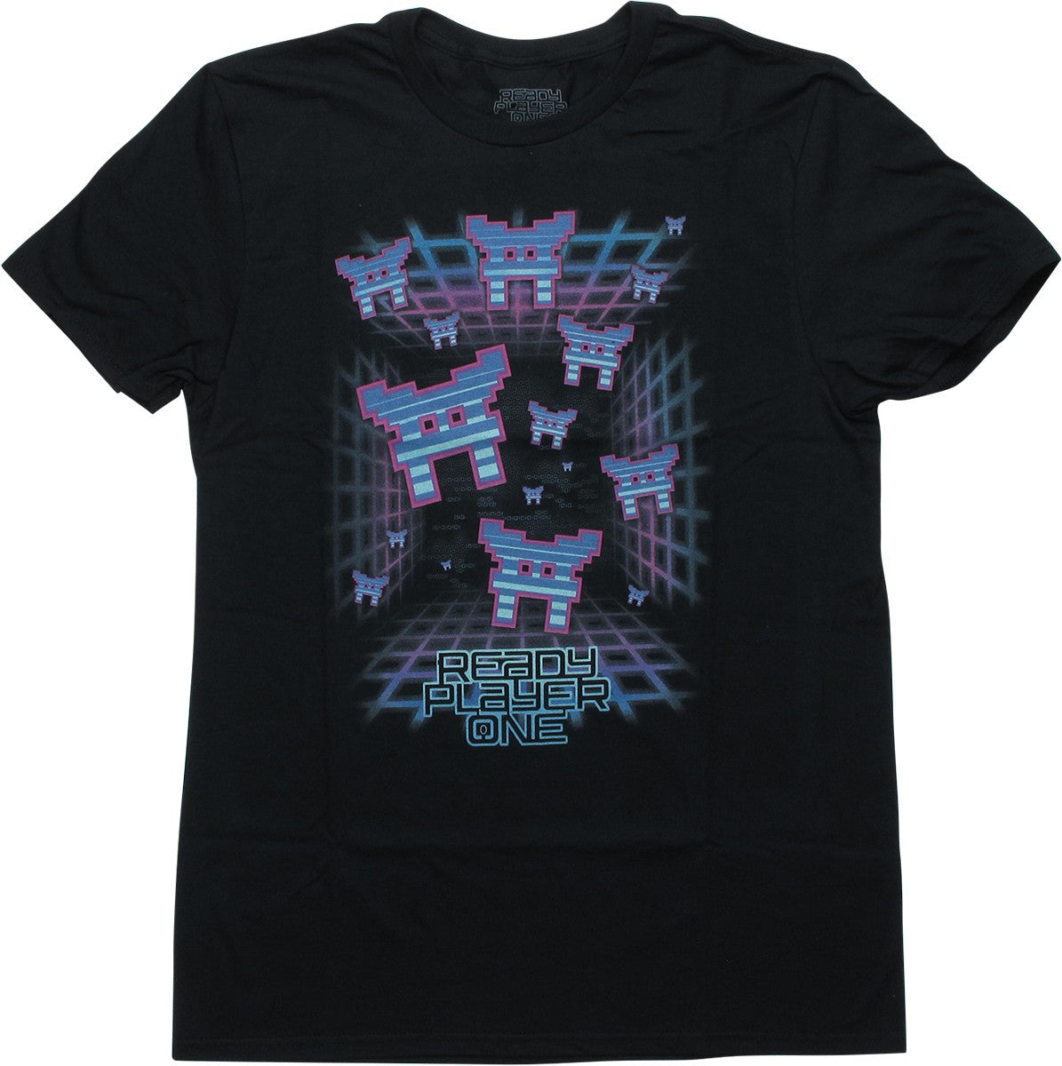 Ready Player One The Gates Await Black T-Shirt