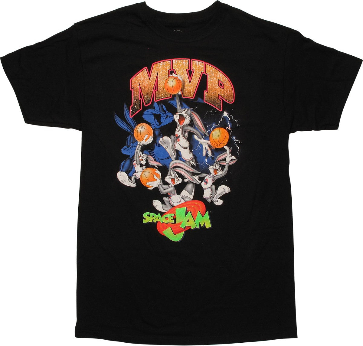 Space Jam Bugs Bunny MVP Black T-Shirt