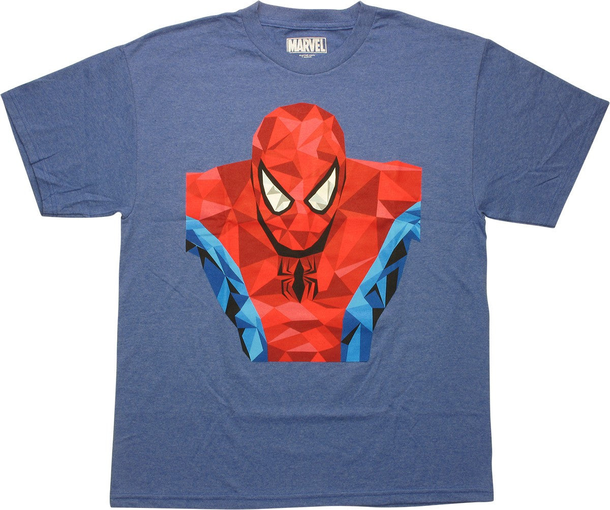 Spiderman Gem Facet Prism T-Shirt