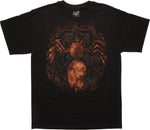 Spiderman Rusted Spider Logo Web T-Shirt