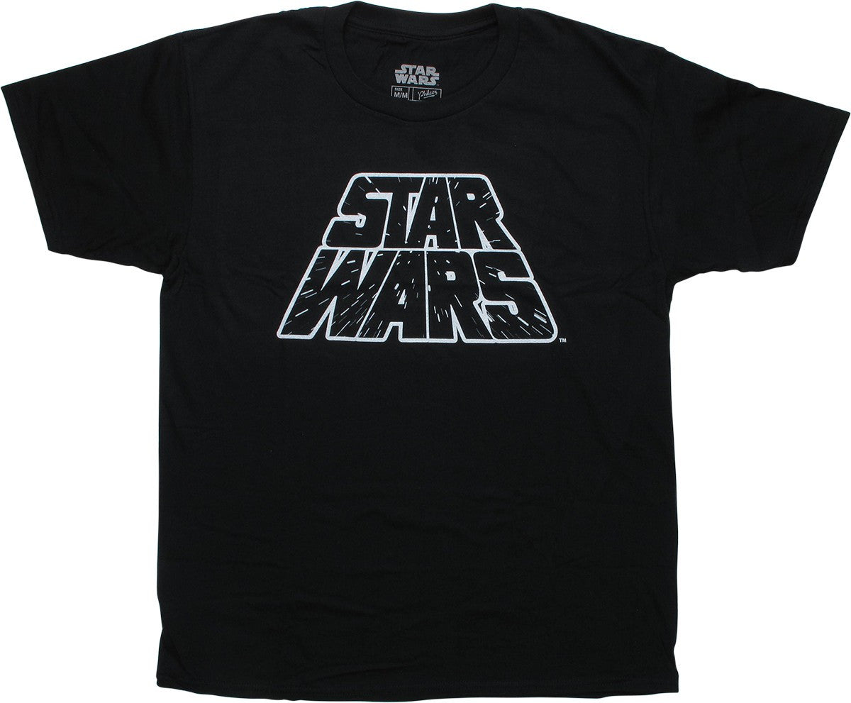 Star Wars Name Hyperspace Black T-Shirt