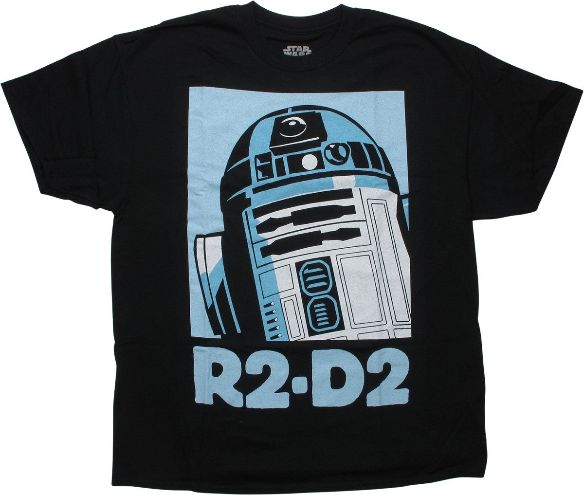 Star Wars R2-D2 Name Square Black T-Shirt