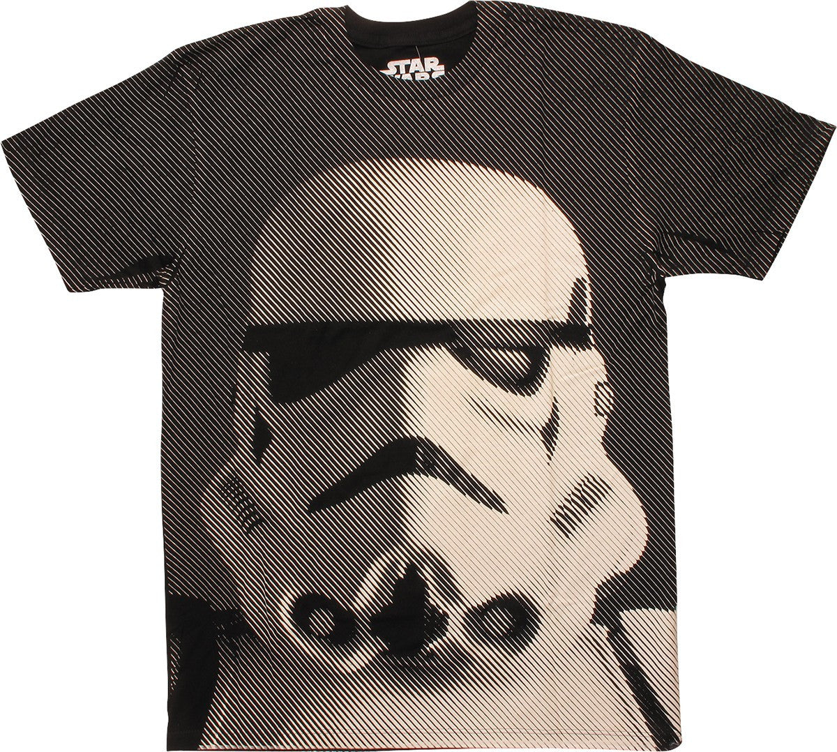 Star Wars Stormtrooper Helmet Lines T-Shirt