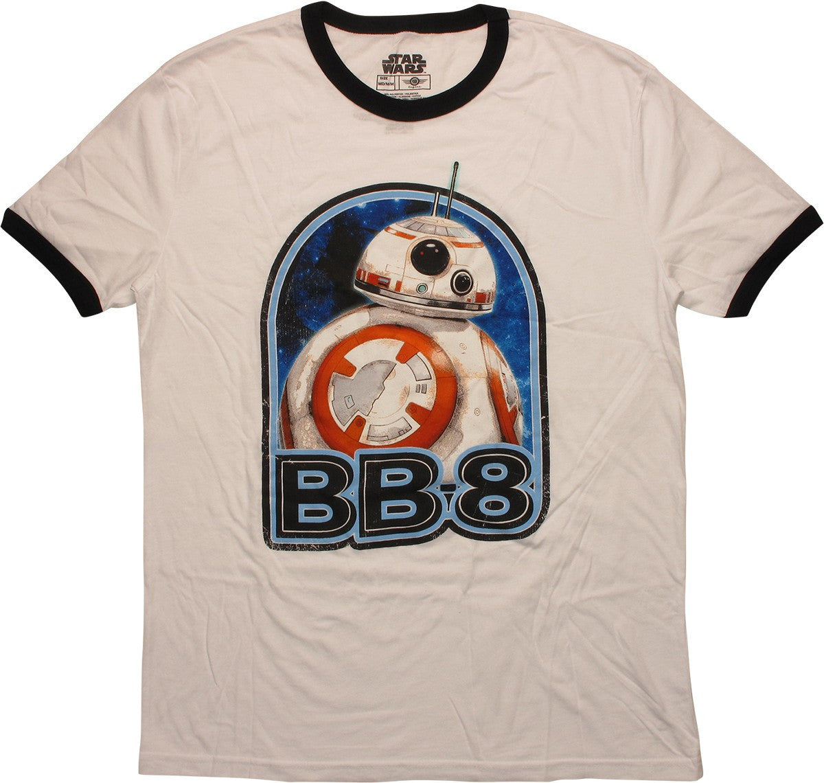 Star Wars Last Jedi BB-8 Ringer T-Shirt