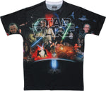 Star Wars Universe Sublimated Black T-Shirt