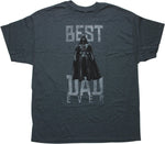 Star Wars Darth Vader Best Dad Charcoal T-Shirt
