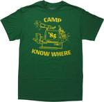 Stranger Things Camp Know Where 1985 Green T-Shirt