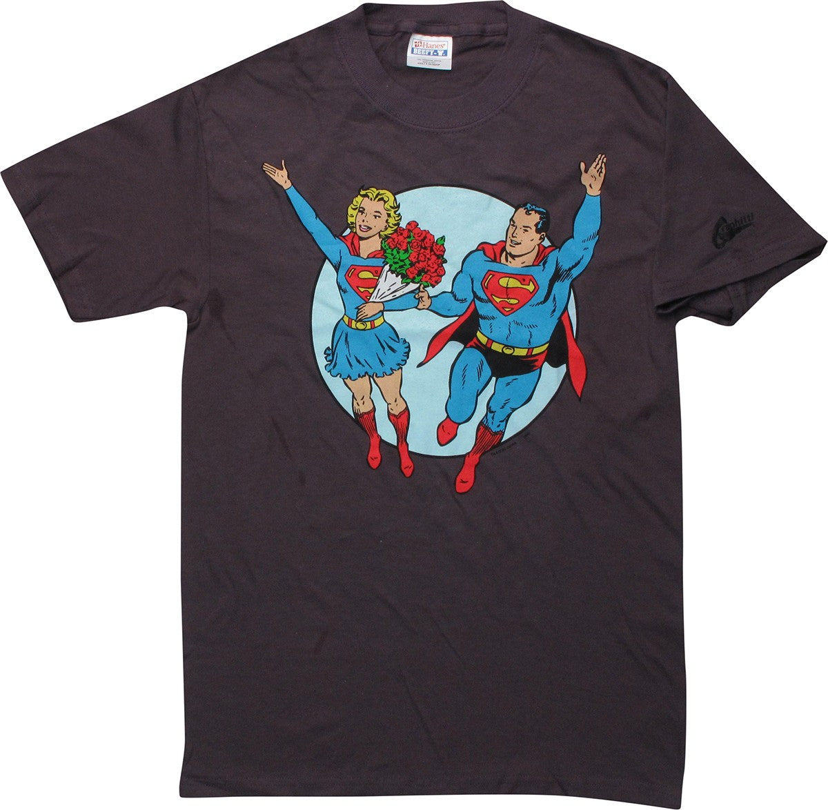 Supergirl Superman Flowers T-Shirt
