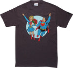 Supergirl Superman Flowers T-Shirt
