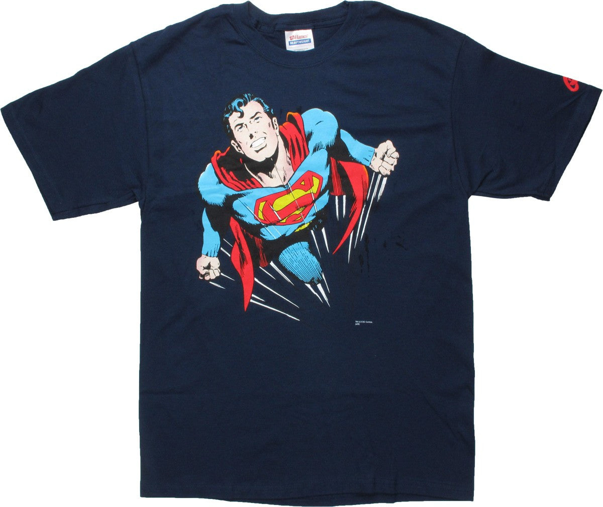 Superman Free Flight Adams T-Shirt