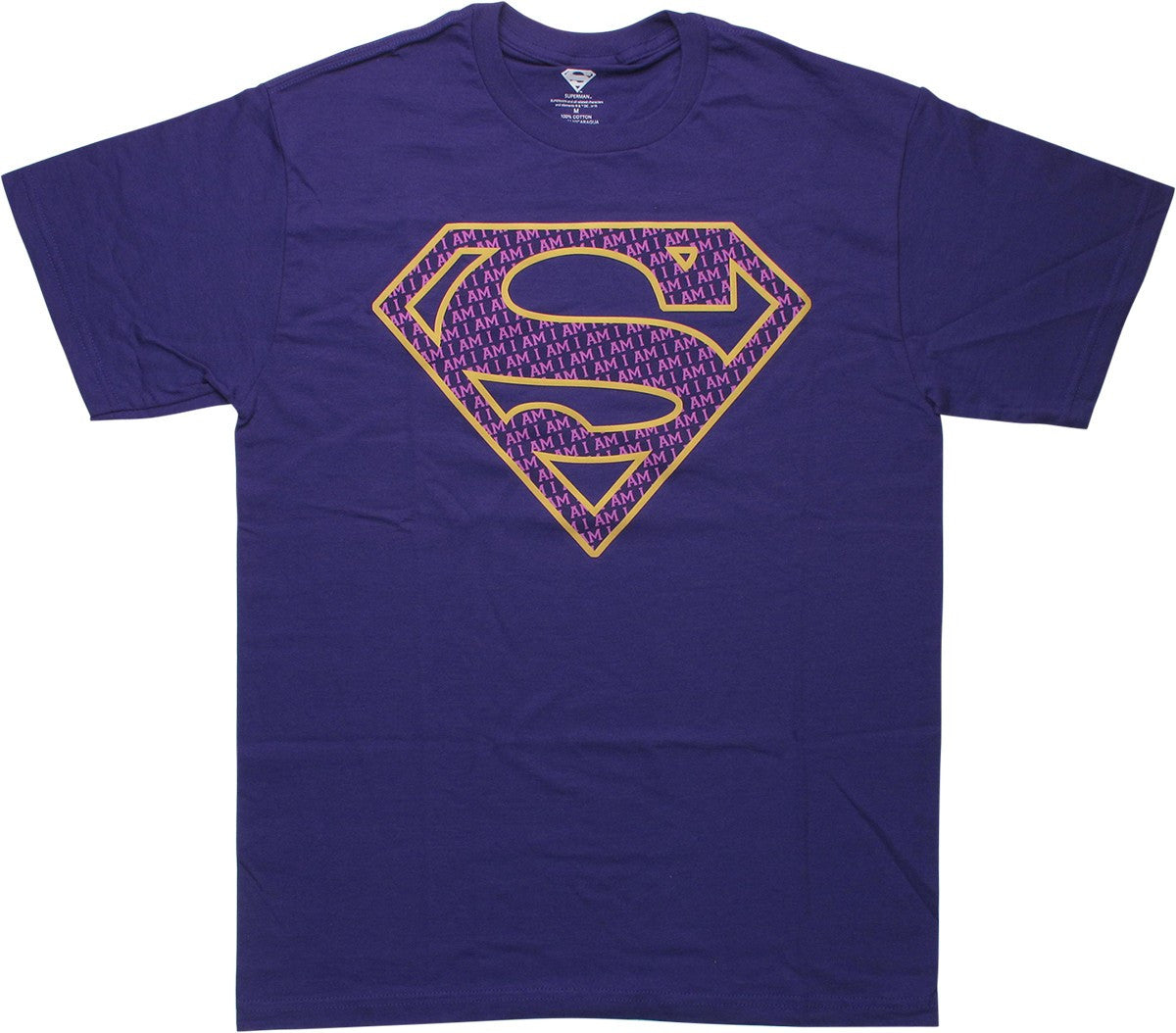 Superman I Am Purple Logo T-Shirt