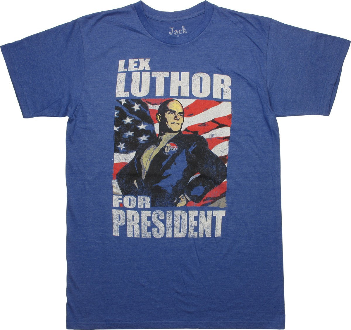 Superman Lex Luthor For President T-Shirt Sheer