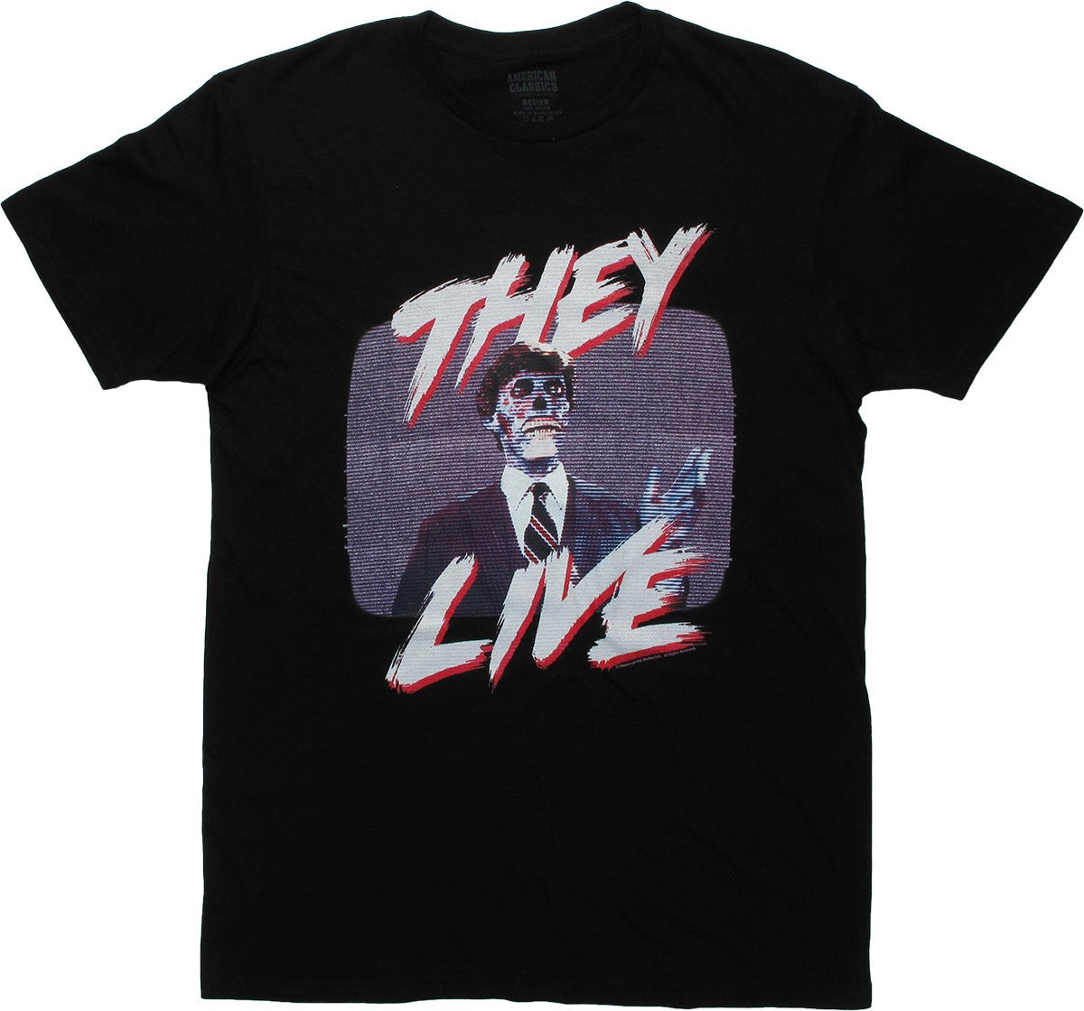 They Live Logo Skeleton T-Shirt