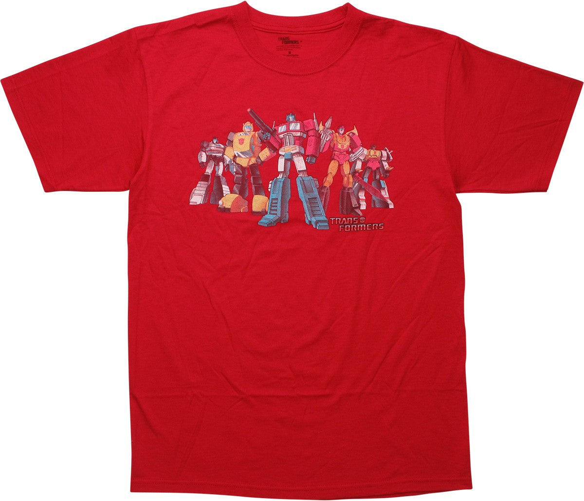 Transformers Optimus Prime Autobots Red T-Shirt