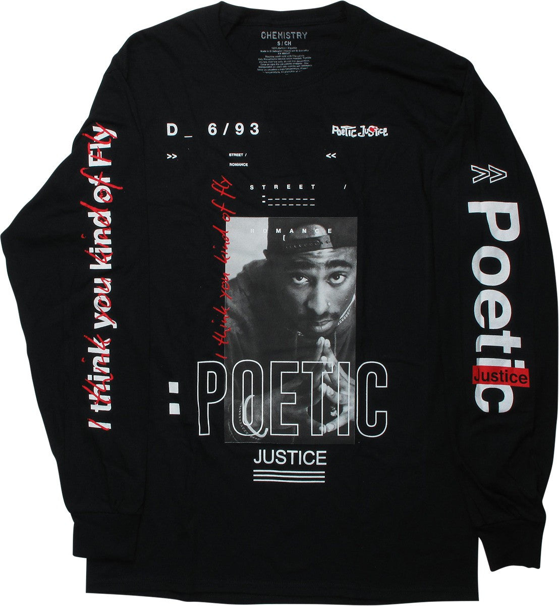 Tupac Poetic Justice Poster T-Shirt