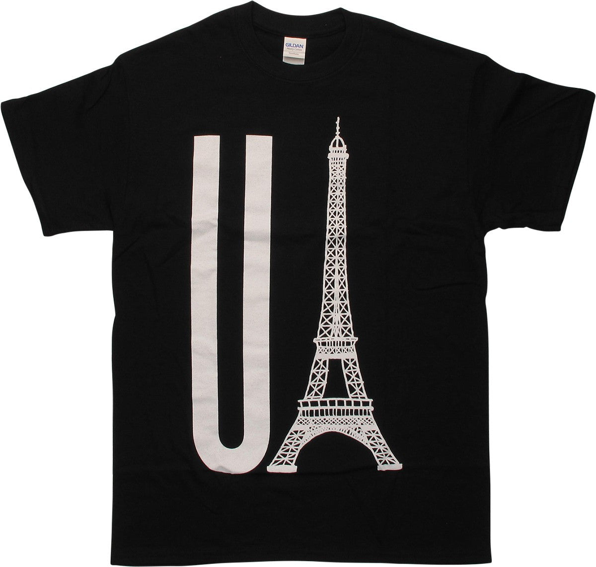 Umbrella Academy Eiffel Tower Black T-Shirt
