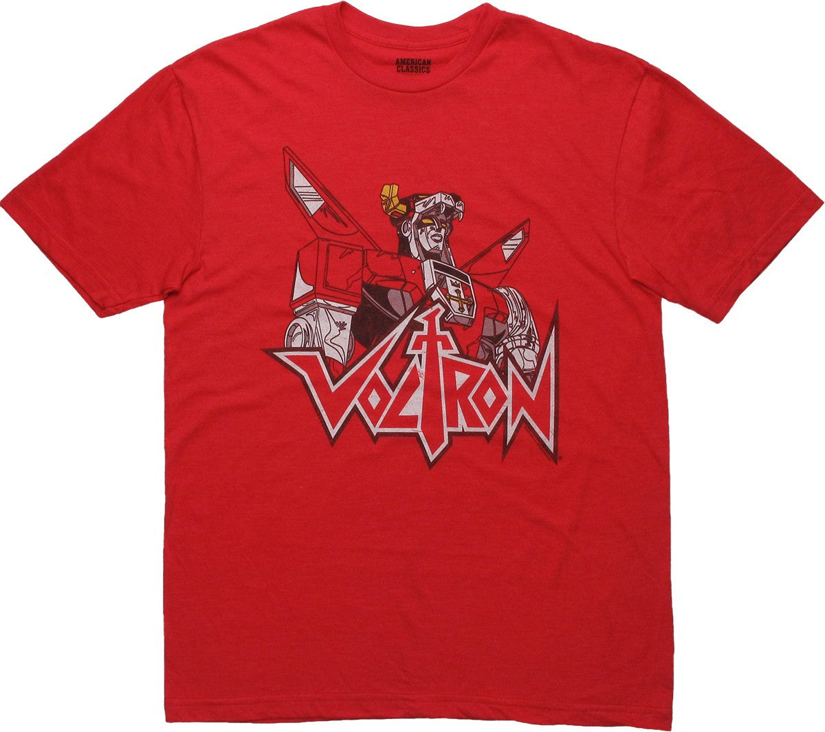 Voltron Vintage Logo Red T-Shirt