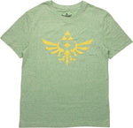 Zelda Skyward Sword Crest Green Heather T-Shirt