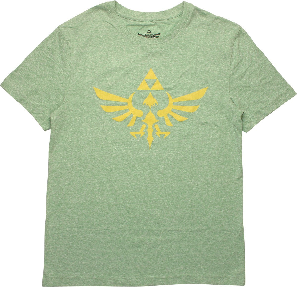 Zelda Skyward Sword Crest Green Heather T-Shirt