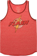 Flash Vintage Name Logo Ringer Tank Top