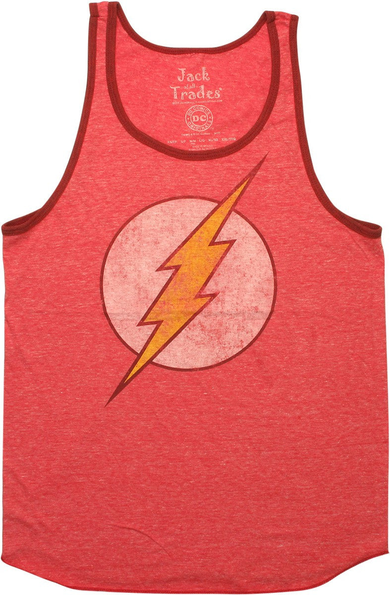 Flash Vintage Logo Ringer Tank Top
