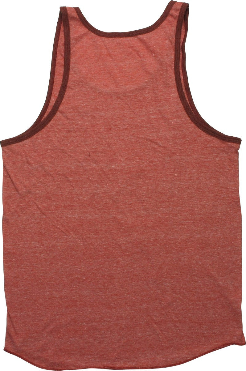 Shazam Black Adam Gradient Heathered Red Tank Top