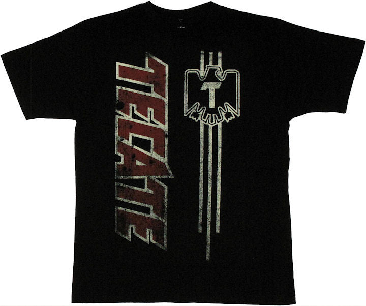 Tecate Vertical Name T Shirt Sheer