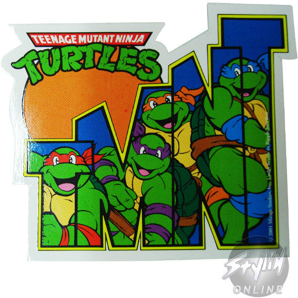 Teenage Mutant Ninja Turtles Inside Name Sticker