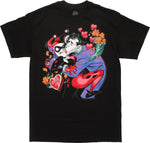 The Jokers Kiss by Bruce Timm T-Shirt