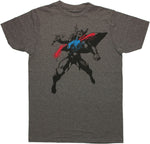 Thor Paint Splatter T Shirt Sheer