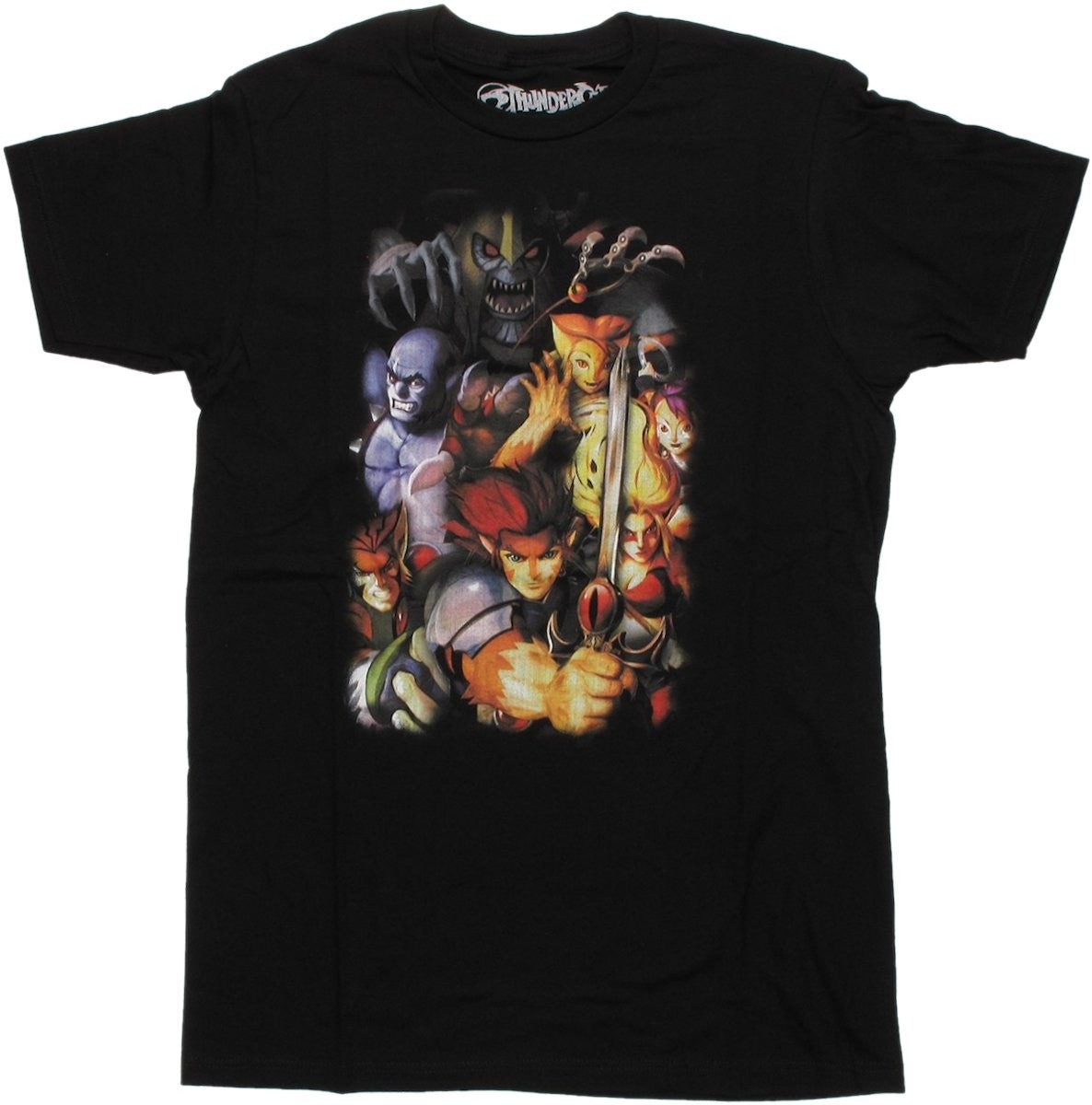 Thundercats Group Painting T Shirt Sheer