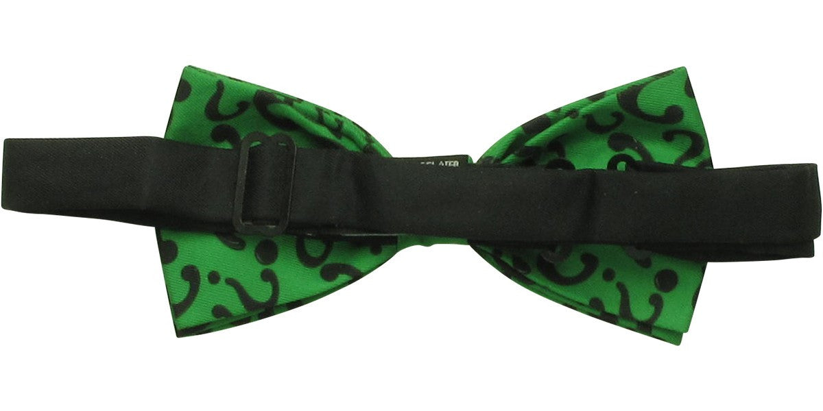 Batman Riddler Question Marks Bow Tie